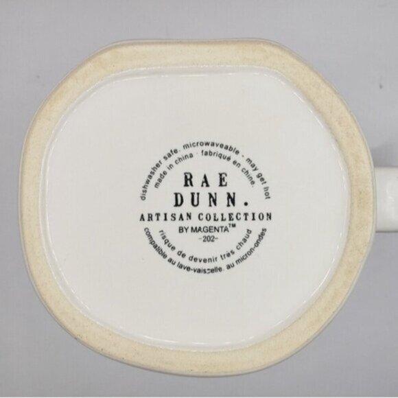 Rae Dunn HAPPY Mug Classic Contemporary Tea Coffee - Picture 8 of 9